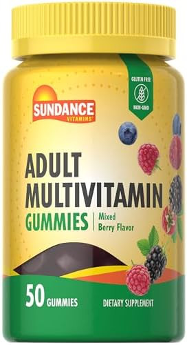 Sundance Multivitamin Gummies For Adults For Men & Women Mixed Berry Flavor Nongmo And Gluten Supplement