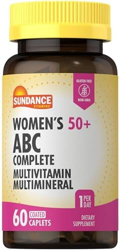 Sundance Women'S 50+ Abc Complete Multivitamin 60 Caplets With Multimineral Formula Nongmo And Gluten Supplement