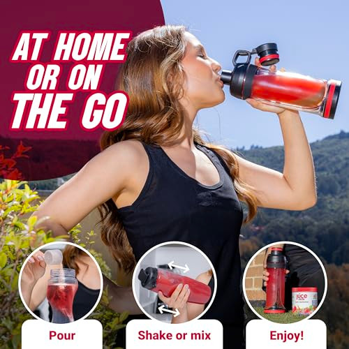 Terra Kai Organics Juce Reds Organic Superfood Powder Garden Berry Flavor Fruit & Veggie Powder For Everyone W/64 Immune Boosting Superfood Plus Probiotics For Gut Health 20 Servings (230G)