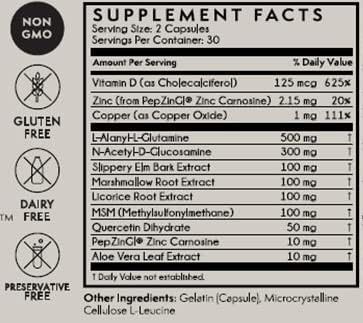 Terra Origin Healthy Gut With Vitamin D 5000 Iu 60 Capsules Gut Health Supplements For Men And Women Supports Digestion And Gas