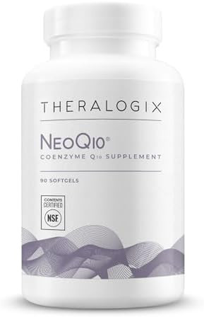 Theralogix Neoq10 Coenzyme Q10 Supplement Heart Health & Fertility Support Coq10 Fertility Supplement For Men & Women Nsf 90 Softgels (90Day Supply)