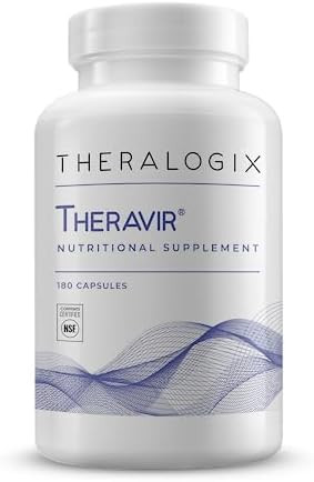 Theralogix Theravir Immune Support Supplement 90Day Supply Immune Support Supplement For Women & Men Includes Vitamin D3 Vitamin C Zinc Quercetin & Melatonin Nsf 180 Capsules