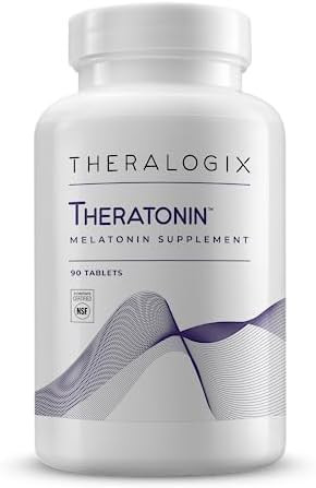 Theralogix Theratonin Melatonin Supplement 90Day Supply Sleep Support Supplement Melatonin To Aid A Good Night'S Sleep Supplement For Women To Support Fertility Nsf 90 Tablets
