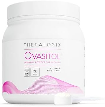 Theralogix Ovasitol Inositol Powder 90Day Supply Myoinositol & Dchiro Inositol For Hormone Balance & Ovarian Function Support Nsf 400 G (180 Servings)