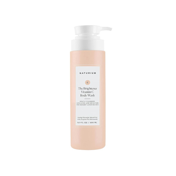Naturium The Brightener Vitamin C Body Wash, Gentle Cleanser for Smoother-Looking Skin, Removes Dirt, Oil & Other Impurities, 16.9 oz