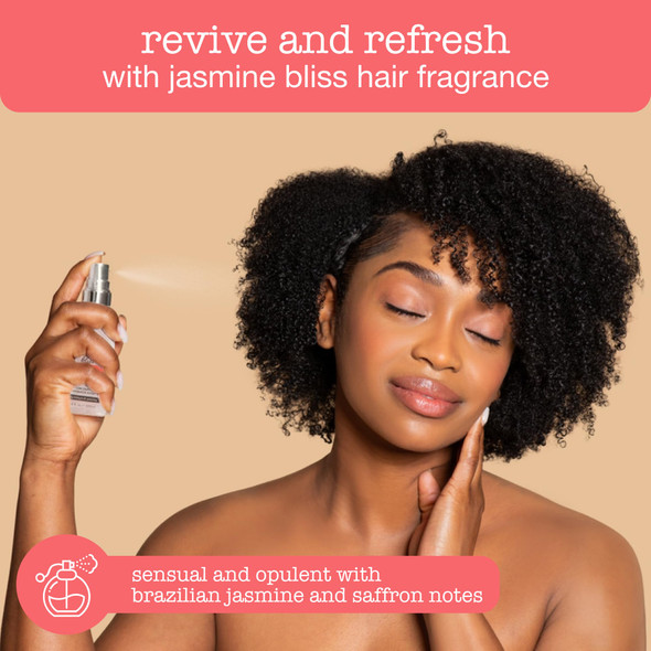 SAUCE BEAUTY Jasmine Bliss Hair Fragrance 5.2 Oz Long-Lasting with Brazilian Jasmine and Saffron Notes UV Protection Lightweight Suitable for Everyday Use