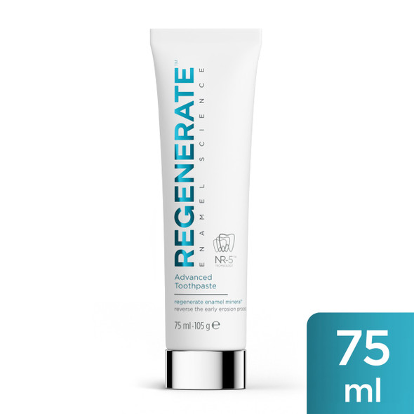 Regenerate Advanced Toothpaste to repair tooth enamel for strong, healthy teeth 75ml