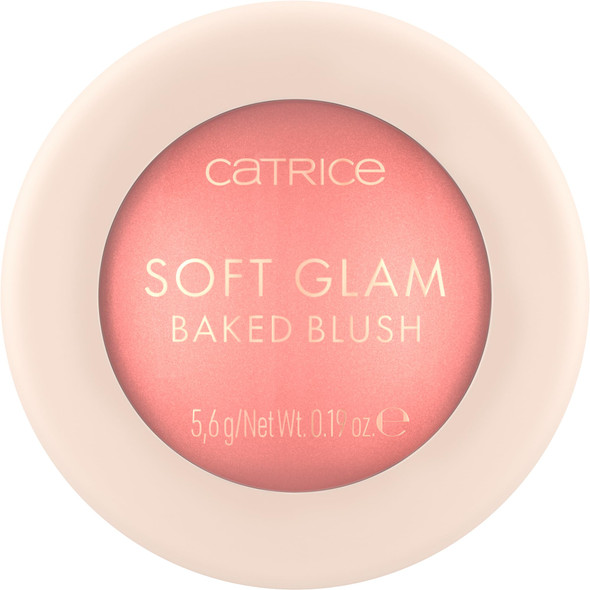 Catrice Soft Glam Baked Blush | Luminous Lightweight Powder for Buildable Color | Vegan & Cruelty Free (010 | On Cloud Pink)