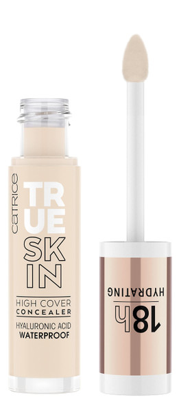 Catrice | True Skin High Cover Concealer (001 | Neutral Swan) | Waterproof & Lightweight for Soft Matte Look | With Hyaluronic Acid & Lasts Up to 18 Hours | Vegan Cruelty Free