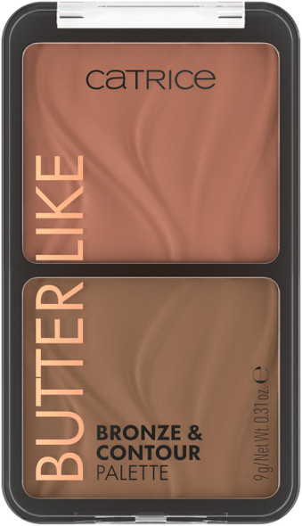 Catrice Butter Like Bronze & Contour Palette | 2-in-1 Ultra-Blendable Bronzer & Contour Duo | Buttery Powder Texture | Vegan & Cruelty Free (020 | Shape It My Way)