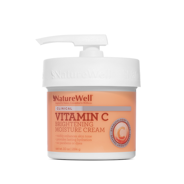 NatureWell Vitamin C Brightening Moisture Cream- 10 Ounce