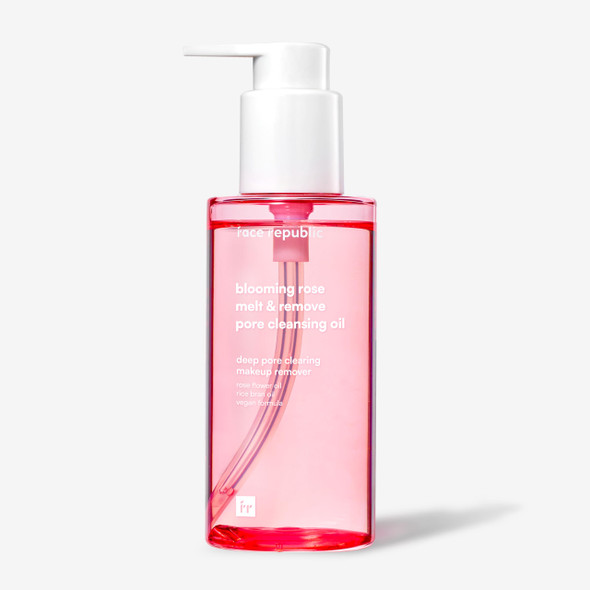 Republic Store Face Republic Blooming Rose Melt and  Remove Pore Cleansing Oil 150ml 5.07 fl oz  Oil Cleanser for Face  Pore and sebum care Blackhead remover  Waterproof Makeup remover  Vegan Korean Skin Care