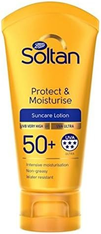 Boots Soltan Protect & Moisturise Mini Suncare Lotion SPF50+ 50ml