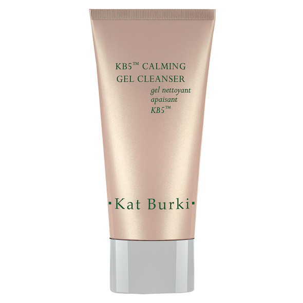 KAT BURKI KB5 Calming Gel Cleanser Gentle Moisturizing Face Wash & Makeup Remover With Hydrating Botanicals for Sensitive Skin 4.4 Fl Oz