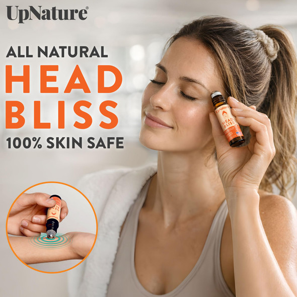 UpNature Head Bliss Essential Oil Roll On -  0.33 Fl Oz