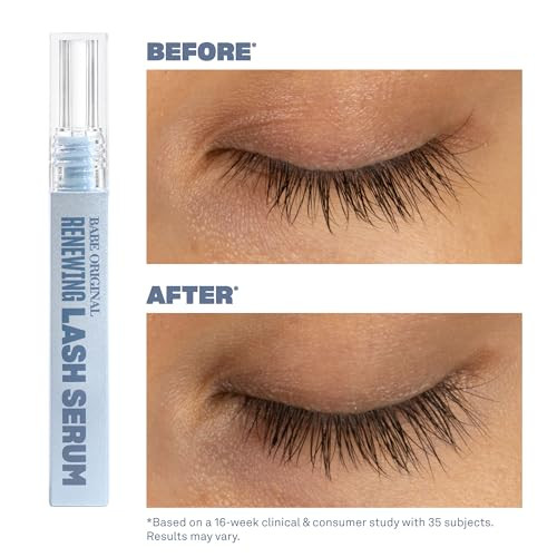 Babe Original Renewing Lash Serum 6Ml And 4 Real Mascara Bundle Peptide-Infused Eyelash Serum For Fuller Longer-Looking Natural Lashes Lash Enhancing Treatment