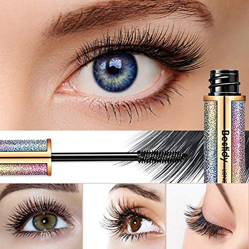 Bestidy 4D Silk Fiber Lash Mascara - Natural Waterproof Smudge-Proof Thickening & Lengthening No Clumping Lasts All Day