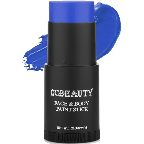 Ccbeauty Clown White Face Paint Stick Face Painting Kit White Cream Sfx Makeup Foundation Professional Body Paint For Halloween Cosplay Costume Party Skeleton Joker Mime Special Effects Makeup