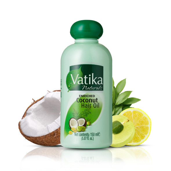 Dabur Vatika Coconut Hair Oil Nourishing Hair Treatment with Amla & Henna 150ml