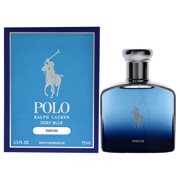 Ralph Lauren Polo Deep Blue Men 2.5 oz Parfum Spray