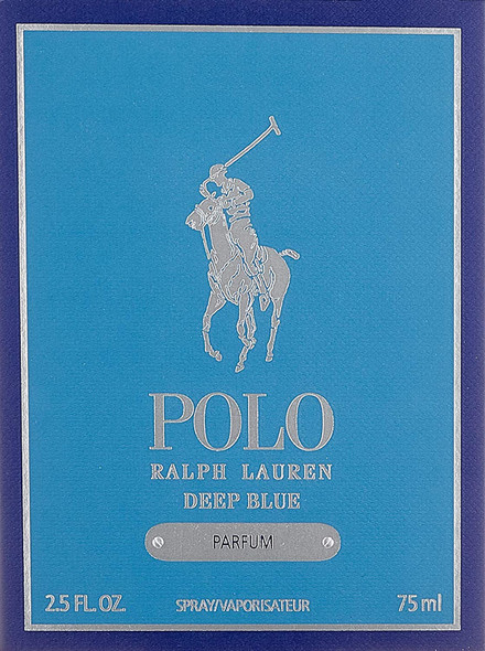 Ralph Lauren Polo Deep Blue Men 2.5 oz Parfum Spray