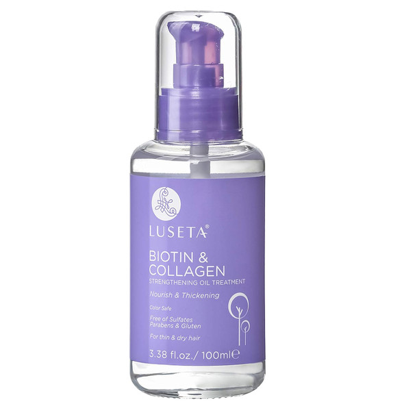 L Luseta Luseta Hair Oil Hair Repair Serum Coconut Argan Marula Oil Sulfate Free Paraben Free (Coconut Oil)