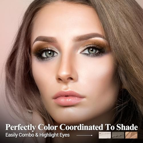 Luxaza Pro Neutral Cream Eye Shadow Eyeliner Makeup Sticks Classic-A001 + A002