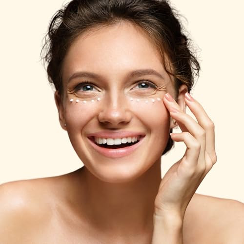 M. Asam Vitamin C Bright Eye Cream (0.5 Fl Oz) - Dark Circle Eye Treatment Anti-Aging Eye Cream Hydrating Vitamin C Eye Care For Dry Skin