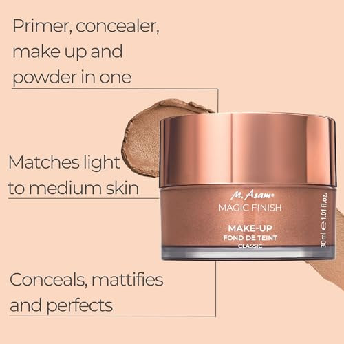 M. Asam Magic Finish Make-Up Mousse (1.01 Fl Oz) And Magic Care Perfect Teint (1.01 Fl Oz) 4In1 Make-Up And Instant Skin Optimizer