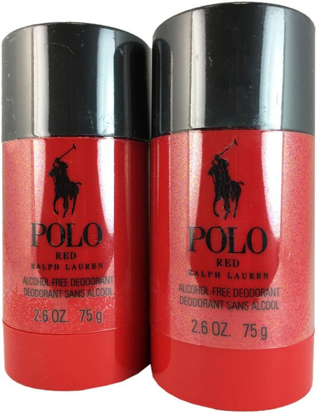 Ralph Lauren Polo Red Deodorant Stick for Men, 2 Count