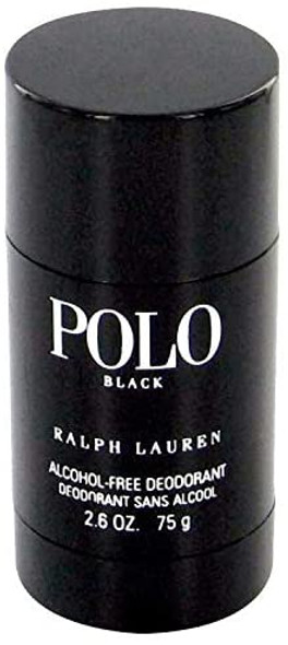 Ralph Lauren Polo Black Deodorant Stick for Men, 2.6 oz, 2.6 Ounce (Pack of 1)