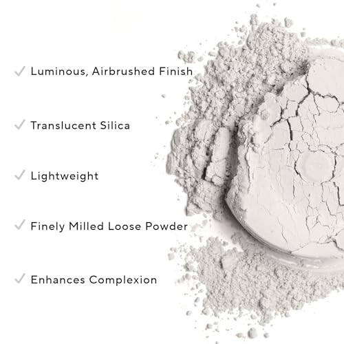 Mirabella Perfecting Loose Powder Hd Matte Finish Translucent Setting Powder With Light-Diffusing Silica Antioxidant-Infused Face Powder With Peptides & Oil Control