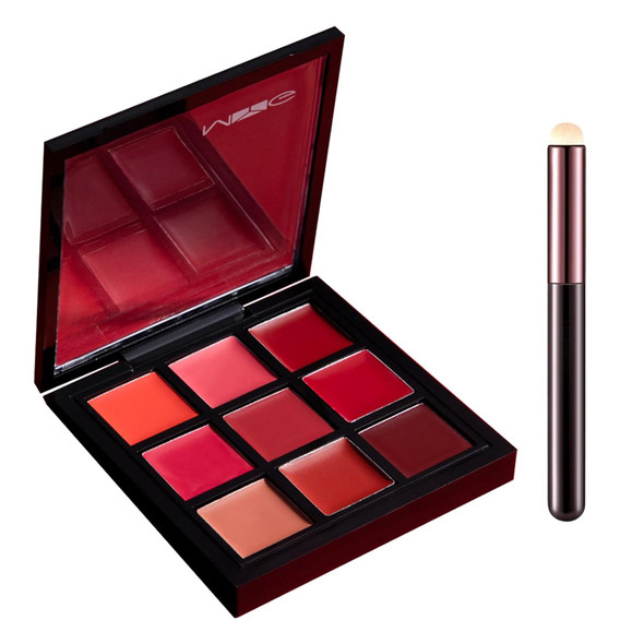 Okerker 9-Color Lipstick Palette Velvet Matte Lip & Cheek Tint | Long-Lasting Waterproof Highly Pigmented | All-In-One Lip Palette For Every Occasion