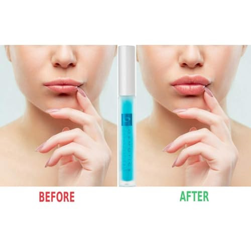 Osmotics Cosmeceuticals Osmotics Blue Copper 5 Lip Plumper - Natural Lip Enhancer Gloss For Fuller Hydrated Lips | Anti-Aging Lip Care For Smooth Sexy Lips - 0.17Oz