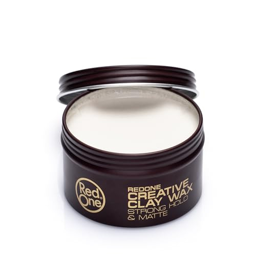 Redone Creative Clay Wax 100Ml | Strong Hold & Matte Finish | Texturizing Hair Clay For Men & Women | Non-Greasy Natural Look | Professional Barber Styling | For All Hair Types
