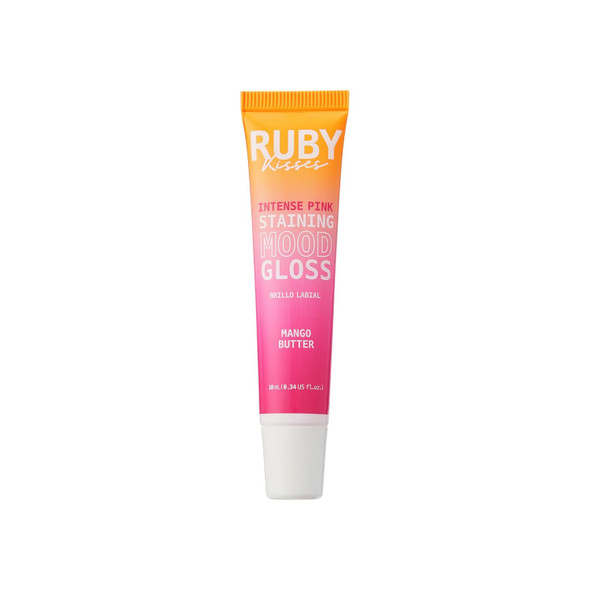 Ruby Kisses Ph Lip Gloss Pink Tinted Lip Balm Stain Mood Color Changing Lipstick With Mango Butter For Long-Lasting Hydration Lightweight Non-Sticky Shine Fuller & Smoother Lips