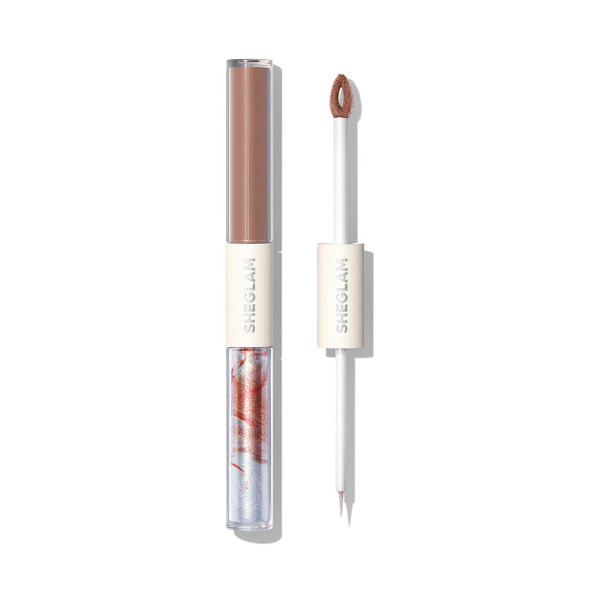 Sheglam Silk & Sparkle Double Ended Liquid Eyeshadow-Lavender