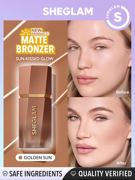 Sheglam Sun Sculpt Cool Toned Liquid Contour Stick Long Lasting Cream Bronzer Makeup - Golden Sun