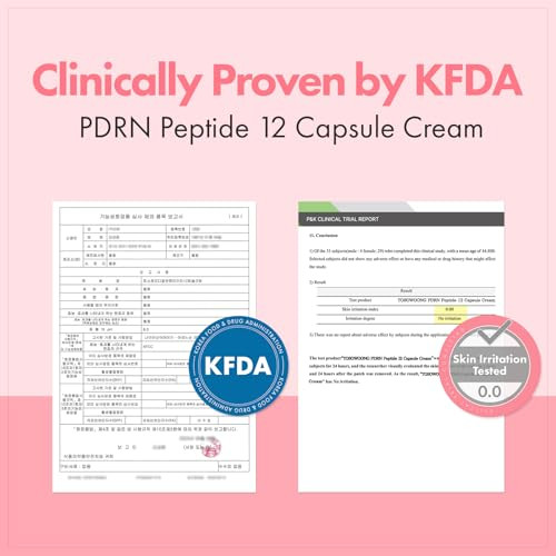 Tosowoong Pdrn Peptide 12 Capsule Cream Salmon Dna 10000Ppm 12 Peptides Moisturizer For Anti Aging Wrinkle & Fine Lines 8 Hyaluronic Acids Hydration Korean Skincare 50Ml / 1.69 Fl. Oz.