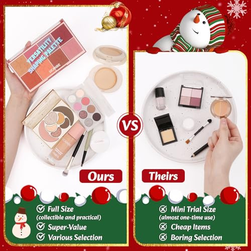 Ucanbe Luxury Makeup Advent Calendar 2025 24 Days Christmas Makeup Set For Adult Women & Teen Girls 2025 Xmas Beauty & Cosmetic Countdown Calendar Holiday Surprise Limited-Edition Make Up s Kit