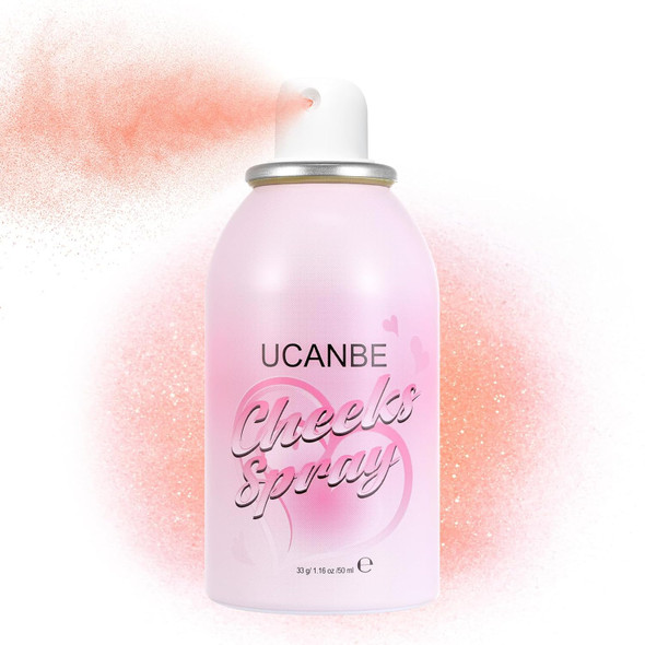 Ucanbe Blush Spray Dewy Glow Liquid Blush For Cheeks With Buildable Pigmented Coverage Lightweight Fine Mist Hydrating & Long-Lasting Natural Flush (02 Strawberry)