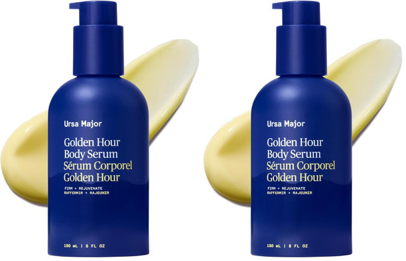 Ursa Major Golden Hour Body Serum | Firms Smooths & Revitalizes Skin S Appearance | Hydrates And Moisturizes | Evens Tone And Texture | Vegan Cruelty-Free Non-Toxic | 5 Ounce