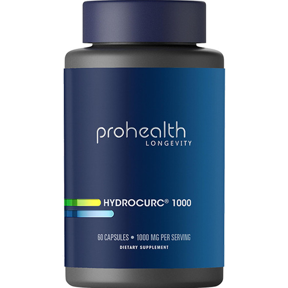 ProHealth Hydrocurc with LipiSperse Technology. Cognitive Support Promotes Joint Health Higher Bioavailability for Longevity and Mental Clarity 60 Caps 30 Day Supply