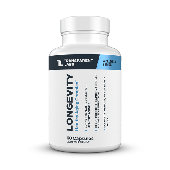 Transparent Labs Longevity Healthy Aging Complex 60 Capsules