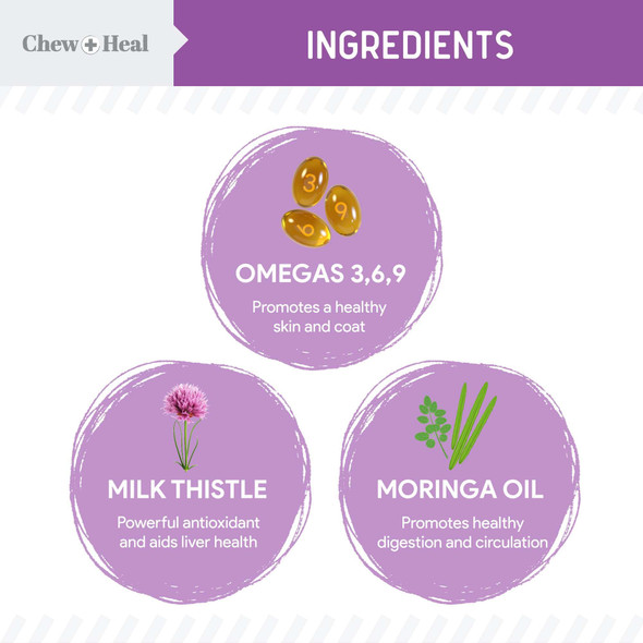 Chew + Heal Labs Milk Thistle for Dogs Liver Support - 4 oz