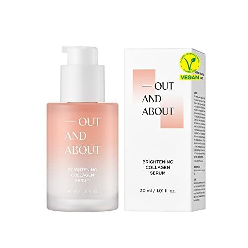 Vegan Collagen Serum 30ml Gentle Face Serum with Soluble Collagen Niacinamide Adenosine Lightweight Formula for Delicate Skin Korea Skincare Formula