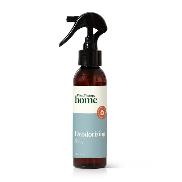 Plant Therapy Home Deodorizing Room Spray 4 oz Quick On-The-Go Freshness Safe & Gentle for Everyday Use Free from Harsh Chemicals & Synthetic Fragrances