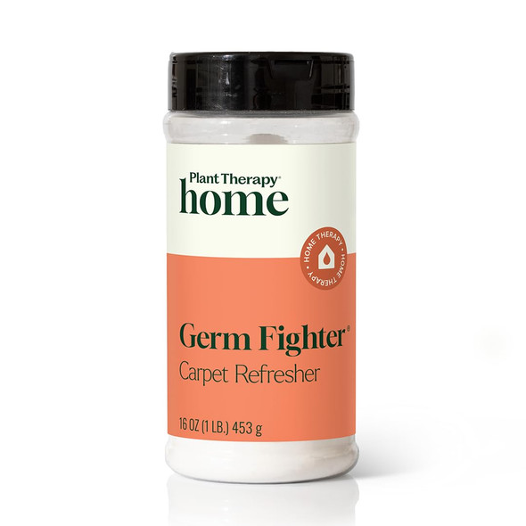 Plant Therapy Home Germ Fighter Carpet Refresher 16 oz Natural Ingredients Neutralizes Odors Naturally scented Made without Phthalates Dyes Sulfates Bleach Synthetic Fragrances