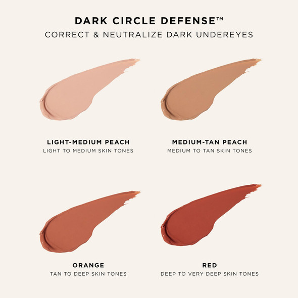 tarte colored clay cc undereye corrector – Full Coverage Concealer with Vegan Squalane & Caffeine for Dark Circles & Discoloration,Smooths Hydrates & Moisturizes Cruelty-Free
