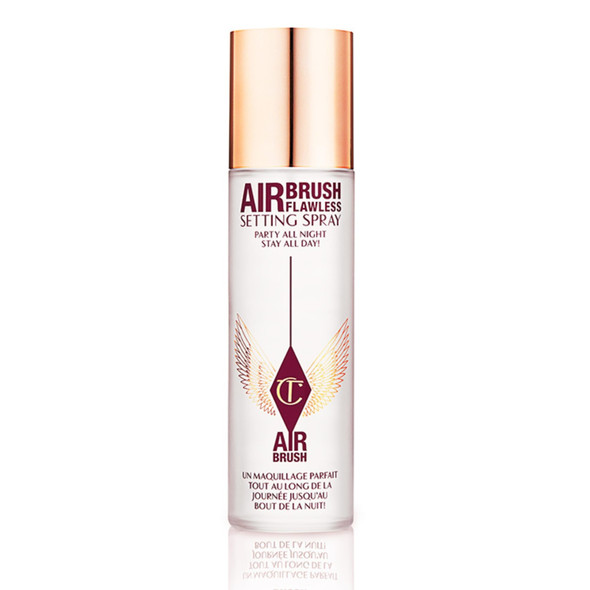 Charlotte Tilbury Airbrush Flawless Setting Spray - Ultra-Fine Hydrating Mist to Prime & Set Face Makeup For Up to 16Hr - Soothes Blurs Pores & Calms Skin